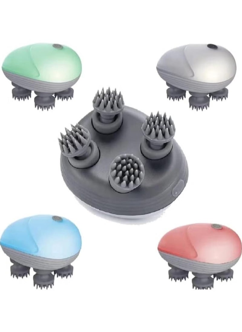 Deep Scalp Massager The Comfy Smart Scalp Massager has four heads.