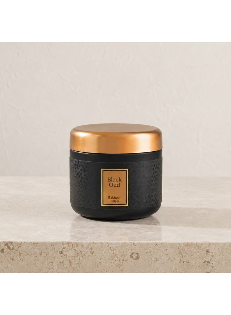 DANUBE HOME Hamidi Black Oud Bakhoor 70g Premium Incense Strong Aroma - Image 1