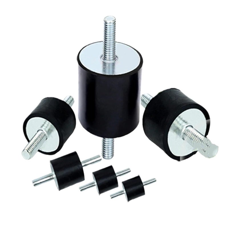 M10 40x40mm Rubber Stud Shock Absorber Mount For Air Compressors Water Pumps Generators - Image 2