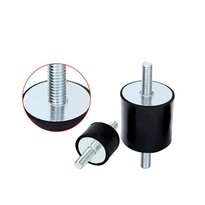 M10 40x40mm Rubber Stud Shock Absorber Mount For Air Compressors Water Pumps Generators - Image 4