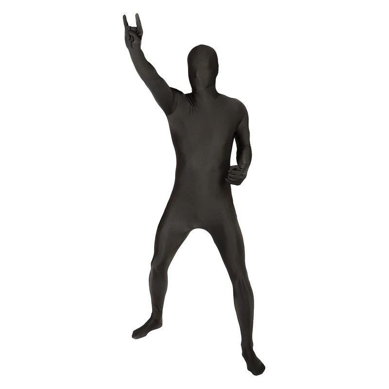Morphsuits Original Fancy Dress Costume, Black, M - Image 1