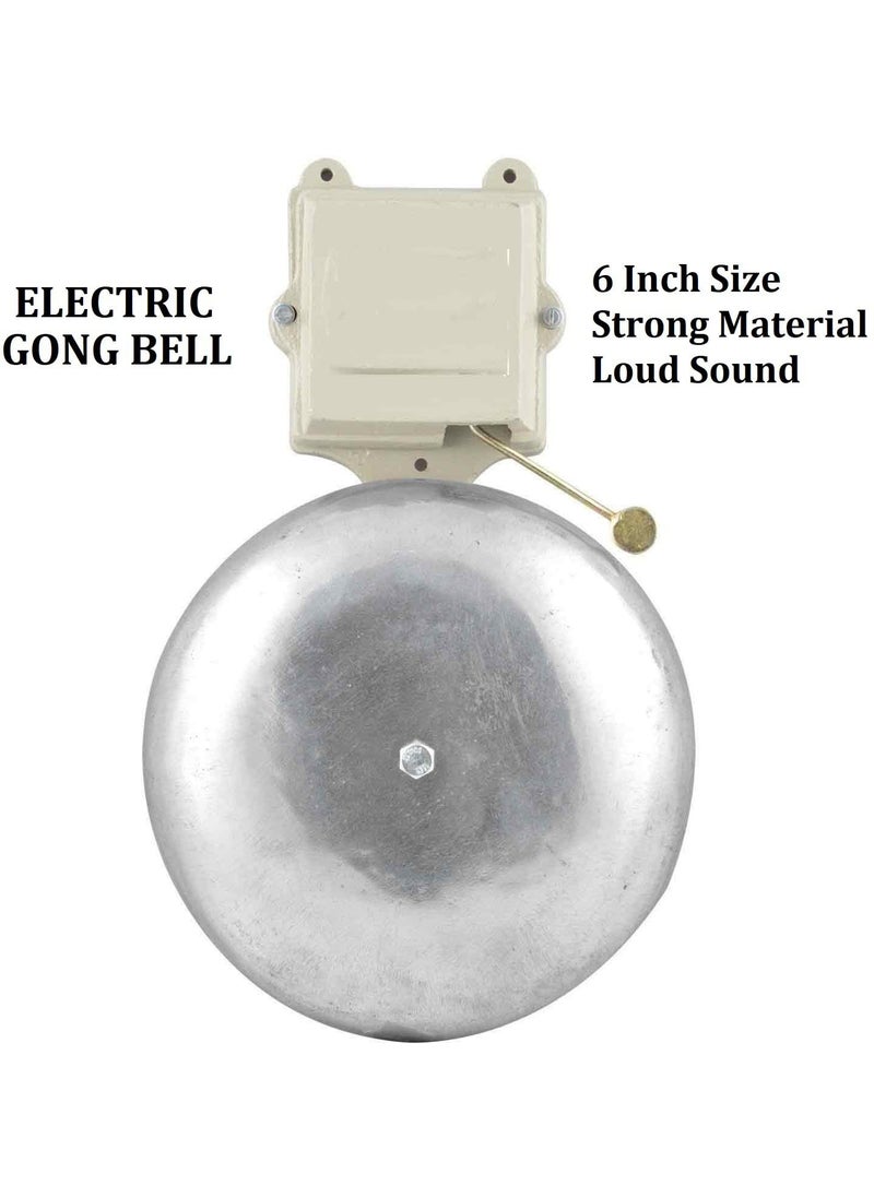 Generic AIMERS Loud Sound School Gong Bell 6 inch with Strong Material Heavy Quality  - Image 2