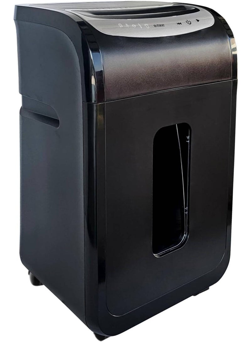 Maxi 25-Sheet Cross-Cut Paper Shredder, Black | DM250C - Image 5