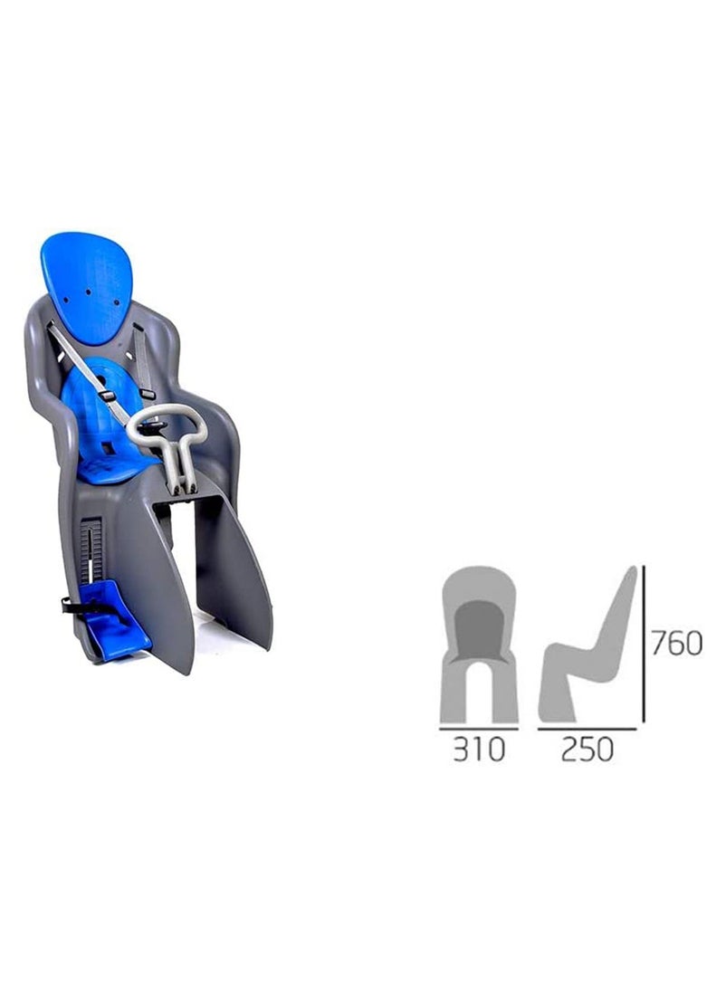 MOGOO - Mogoo GH523 Bicycle Rear Carrier Mounted Adjustable Baby Seat Dark Blue - Image 1