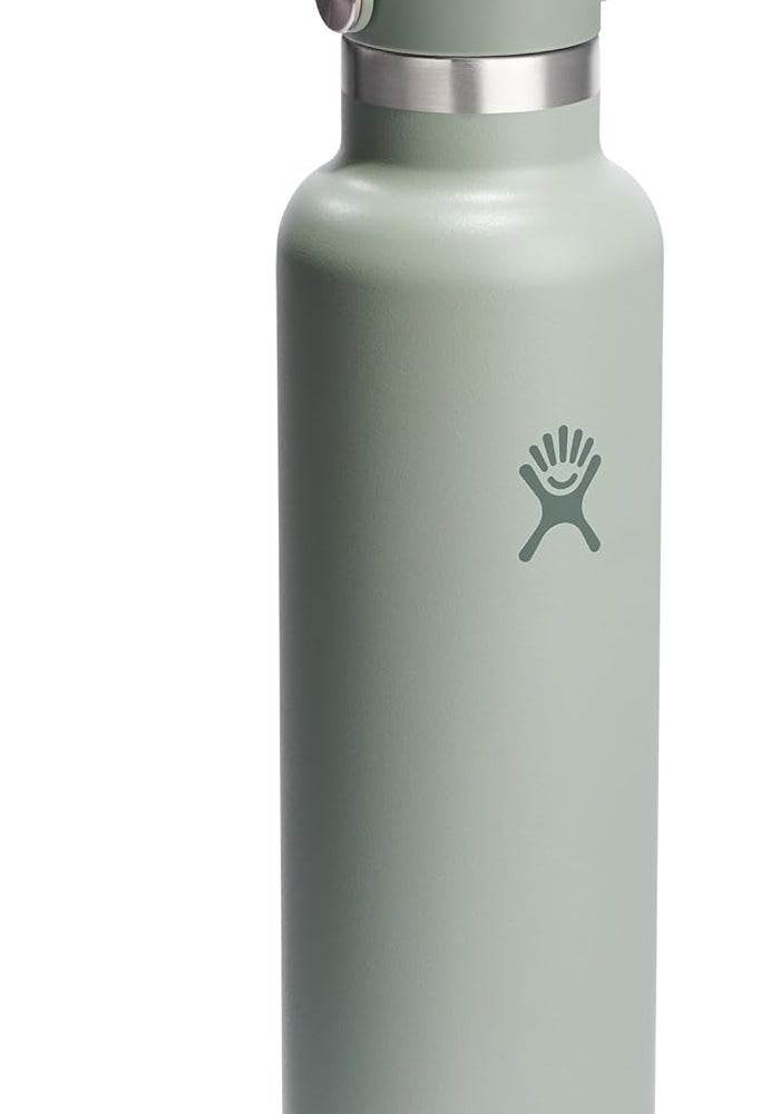 Hydro Flask Traveler - 40 oz Water Bottle with Handle & Flip Straw - Insulated Stainless Steel - Sage Green - Image 3