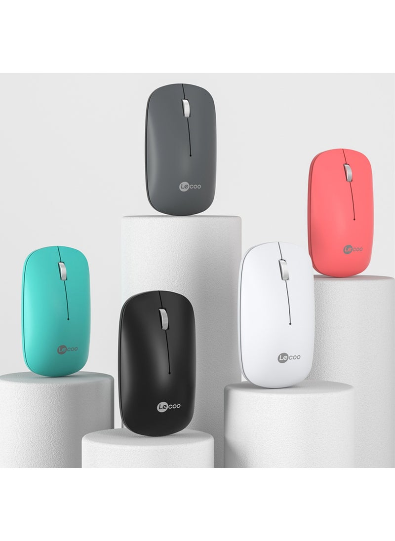 lecoo - WS214 Wireless 1200DPI 3-Button Optical Mouse Pink - Image 1