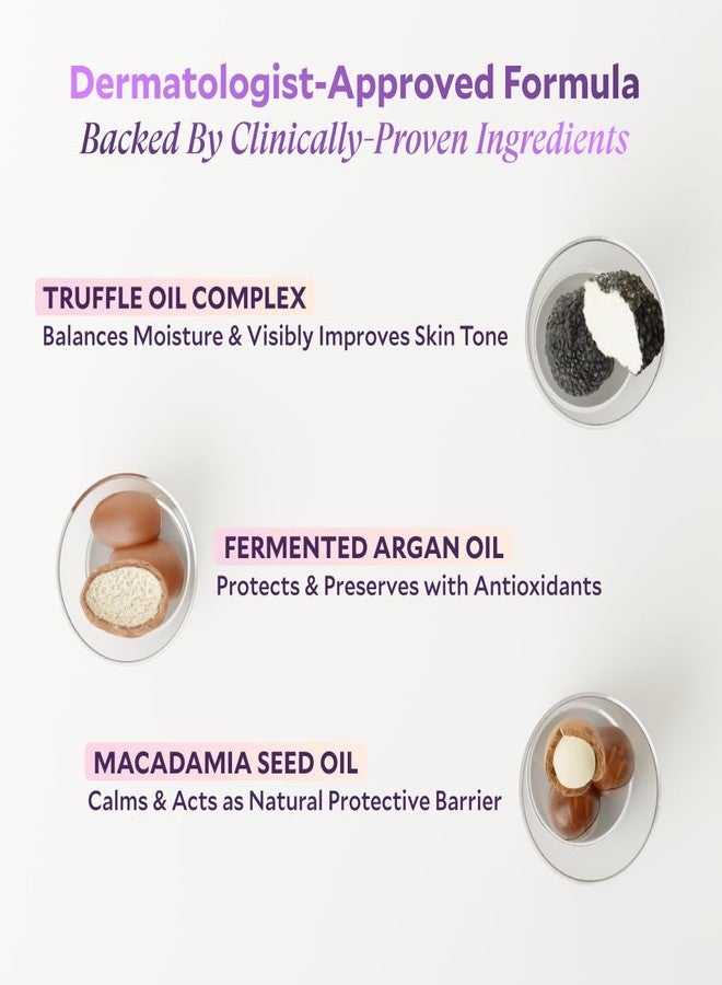 FIÈRA Oil to Foam Daily Facial Cleanser - Truffle Oil Complex, Fermented Plant Oils & Glycerin, Moisturizing and Nourishing, Soap-Free, Cruelty-Free, All Skin Types, 110ml 3.88 fl oz - Image 4