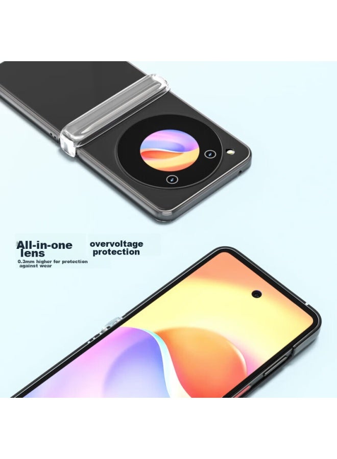 Best Coac Nubia Flip 5g Phone Case, Full Protection Shockproof Cover For Men And Women, New Foldable Screen Hard Clear Case, High Transparency