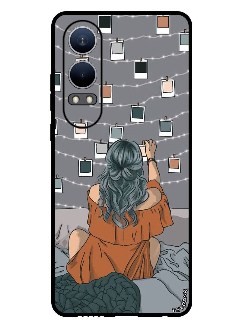 Theodor Protective Case Anti Scratch Shock Proof Bumper Cover For OnePlus Nord CE4 Lite Polaroid and lights - Image 1