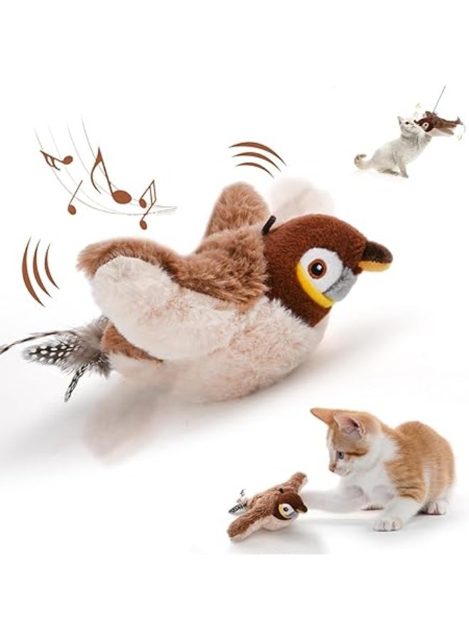 Interactive Flying Bird Simulation Cat Toy – Flapping Wings Motion Toy for Indoor Cats, Fun Training Toy to Stimulate Hunting Instincts, Reduce Boredom, and Encourage Exercise, Durable and Safe Design for Kittens and Adult Cats - Image 1