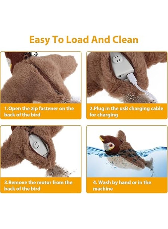 Interactive Flying Bird Simulation Cat Toy – Flapping Wings Motion Toy for Indoor Cats, Fun Training Toy to Stimulate Hunting Instincts, Reduce Boredom, and Encourage Exercise, Durable and Safe Design for Kittens and Adult Cats - Image 4