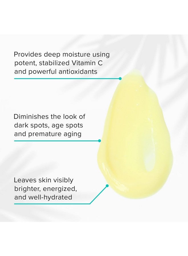 ClarityRx Cresults Vitamin C Hydrating Antioxidant Face Cream Natural Plantbased Antiaging Facial Moisturizer For Brighter Skin (1.7 Oz) - Image 3