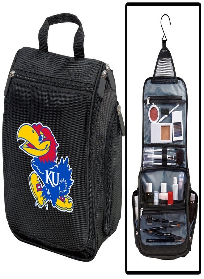 Broad Bay University of Kansas Toiletry Bags Or Hanging Kansas Jayhawks Shaving Kits - Image 1