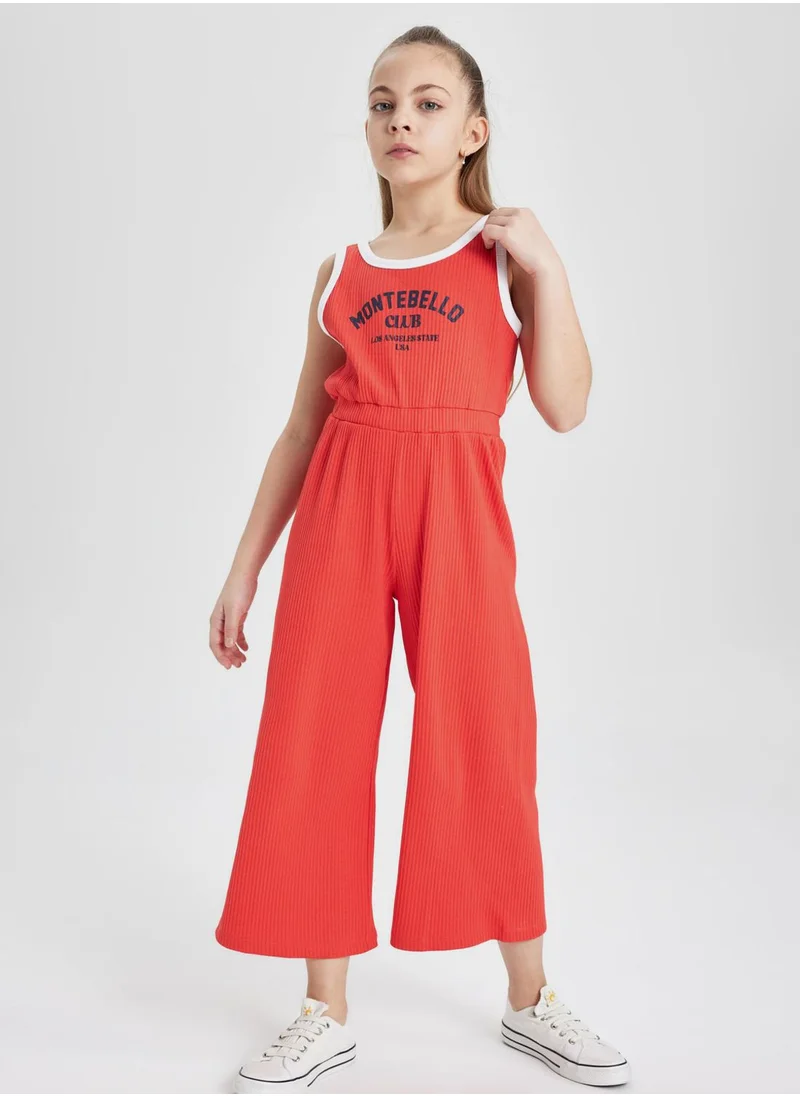 DeFacto Camisole Regular Fit Sleeveless Jumpsuit