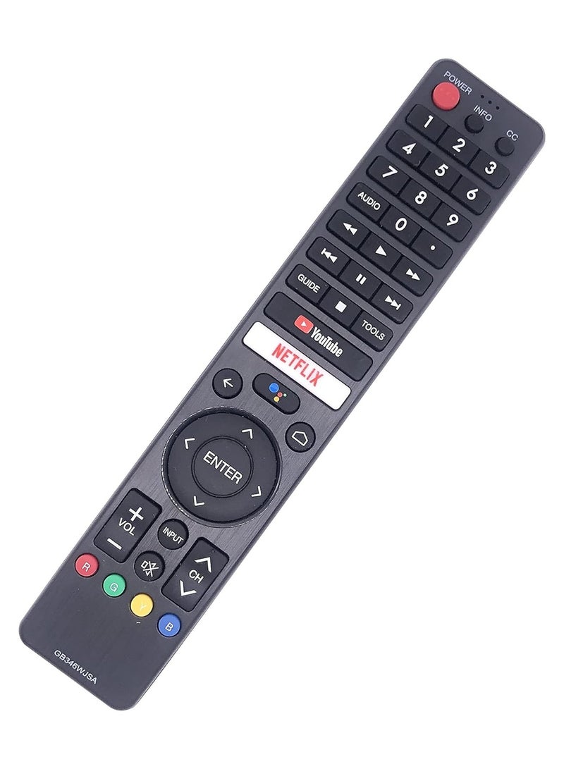 New Replacement Remote Control, Remote Control Fit, Universal Remote Control Compatible with Sharp AQUOS Smart LCD LED TV with YouTube Netflix - Image 4