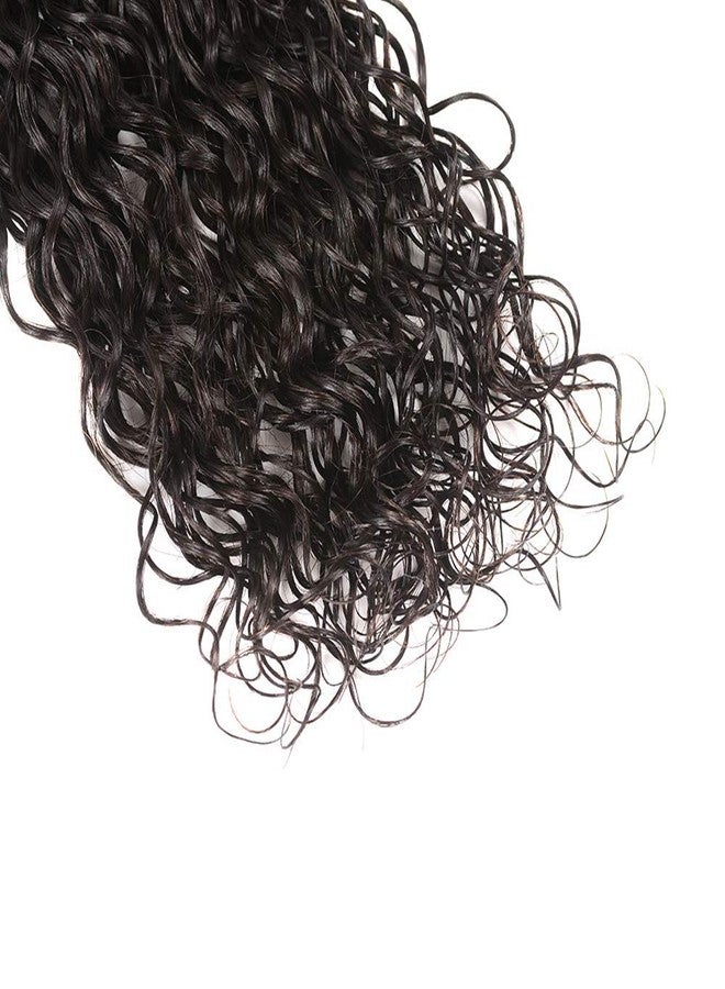 Miss GAGA Brazilian Virgin Hair Water Wave 3 Bundles 100% Unprocessed Virgin Remy Hair Bundles Natural Black (16 18 20) - Image 5
