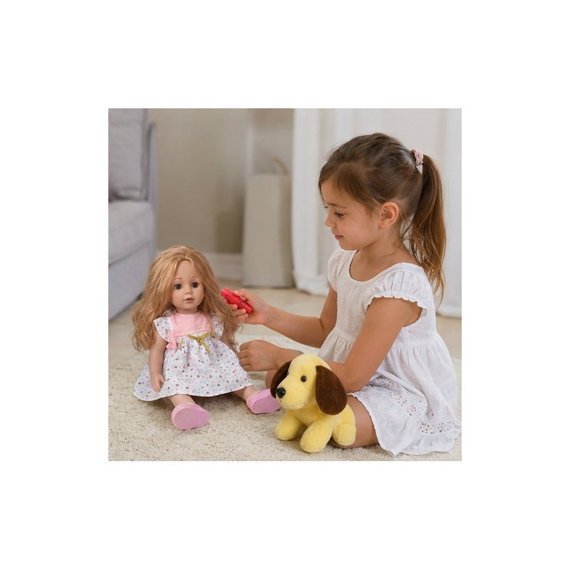 GTS Baby Doll Playset with Plush Puppy and Accessories, Girls Pretend Play Toy Set | Style & Story - Image 4