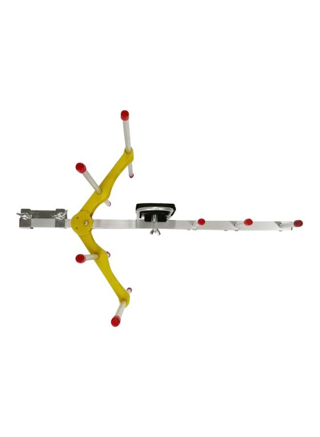 NIBEMINENT Digital Amplified HDTV Antenna E10792-A Red/Silver/Yellow  - Image 1