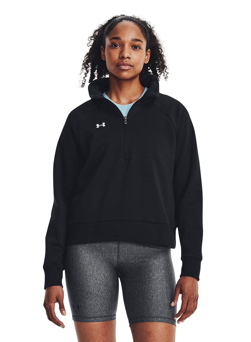 UNDER ARMOUR Women's UA Rival Fleece ½ Zip  - Image 1