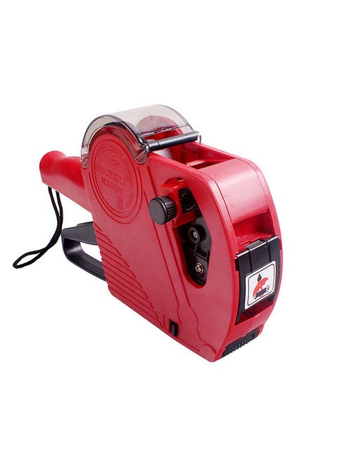 MX-5500EOS Handheld 8 Digits Price Labeller Label Maker Pricing Machine with Label Roll & Ink Roller for Office Supermarket Retail Shop Grocery Store