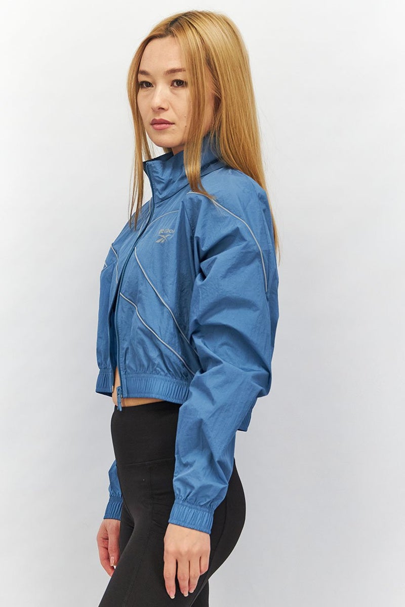 Reebok Women Sportswear Fit Training Jacket, Slate - Image 3