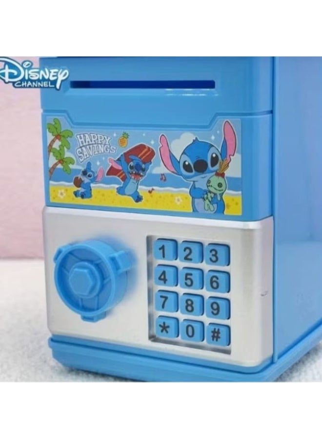 حصالة إلكترونية ذكية للأطفال بسحب تلقائي للأموال وكلمة سر – تصميمات كرتونية متعددة وألوان عشوائية – تعليم الادخار بطريقة ممتعة مع صوت تفاعلي صغيرة الحجم - Image 2