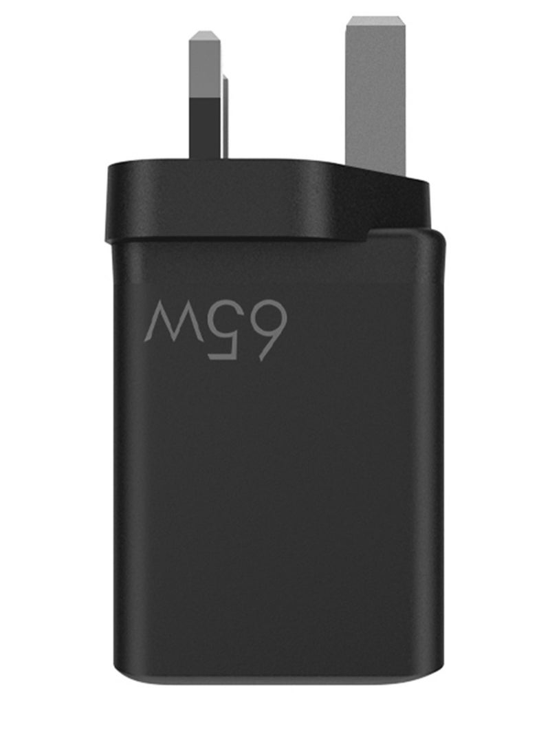 3-Port GaN 65W Adapter, USB C to USB C, USB A to USB C Laptop/Mobile Phone/Tablet Fast Charger, Support iPhone 16 Pro Max 40W Super Fast Charging, With 100W Type-C Charging Cable For iPhone 14 Pro Max, iPhone 15 Pro Max, iPhone 16 Pro Max, HUAWEI Pura 70 Pro, Samsung S24 Ultra, and Various Devices