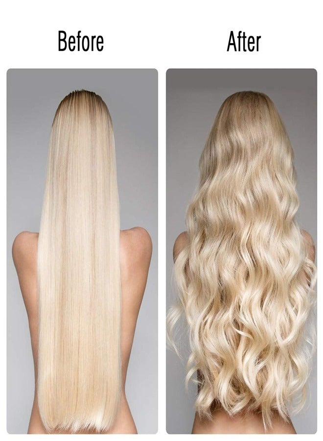 أوساويك أوسواكي رباط شعر للتموج بدون حرارة، رباط ناعم للنوم، حريري للشعر الطويل، لفات كسولة للتموج أثناء النوم. - Image 2