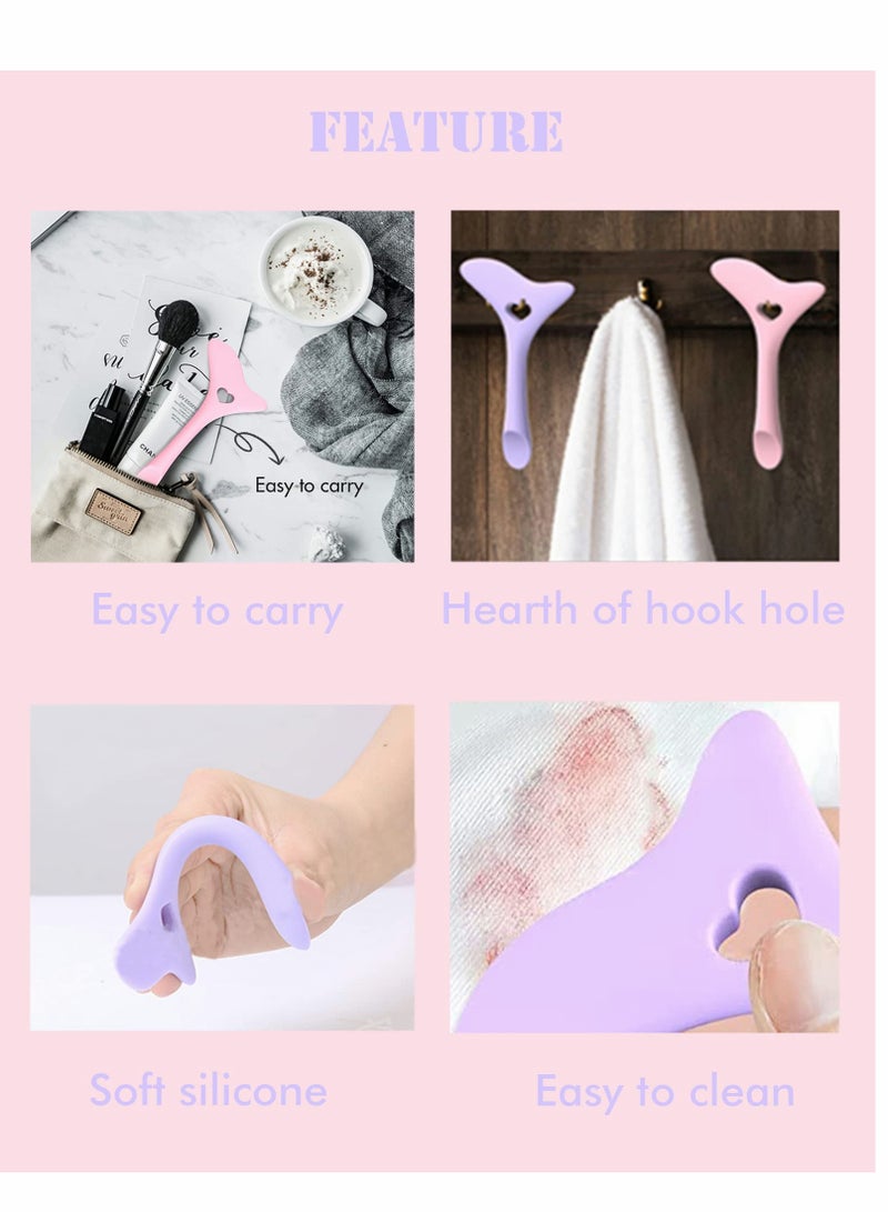 Reusable Eyeliner Stencils for Perfect Winged Tips - Silicone Cat Eye Makeup Tool, Easy Application Pads, Ideal for Quick & Flawless Looks, Blue - Image 5