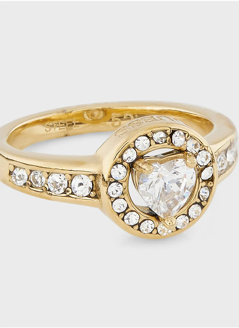 GUESS Crystal Deatil Single Ring