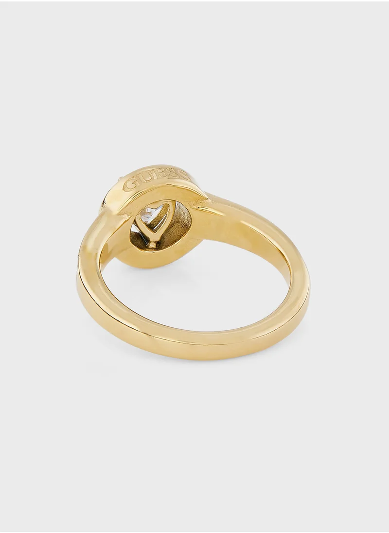 GUESS Crystal Deatil Single Ring