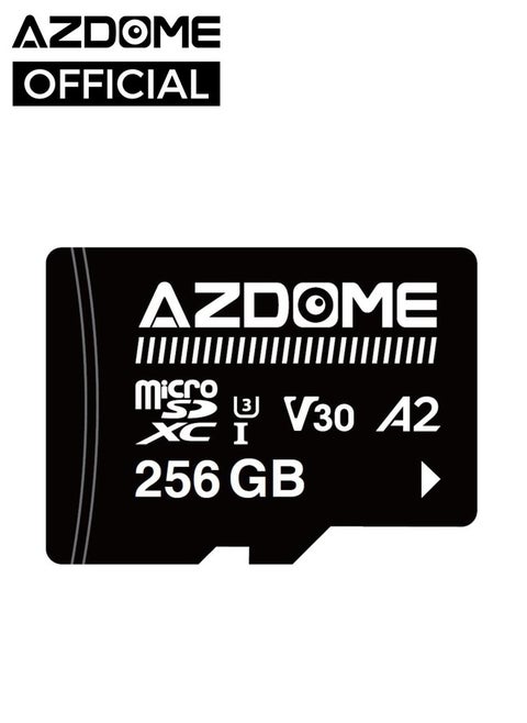 Original AZDOME Micro SD Card 256GB High Speed Memory Card For AZDOME Dash Cam Adapters Class 10 U3
