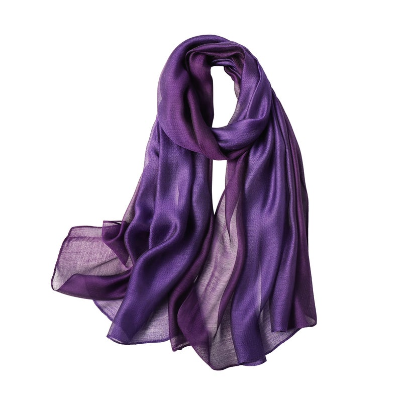 WINCESS.YU Silk Scarf for Women Lightweight Shawls and Wraps Fashion Pashmina Shawl Long Scarves and Wraps - Image 1