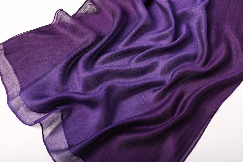 WINCESS.YU Silk Scarf for Women Lightweight Shawls and Wraps Fashion Pashmina Shawl Long Scarves and Wraps - Image 4