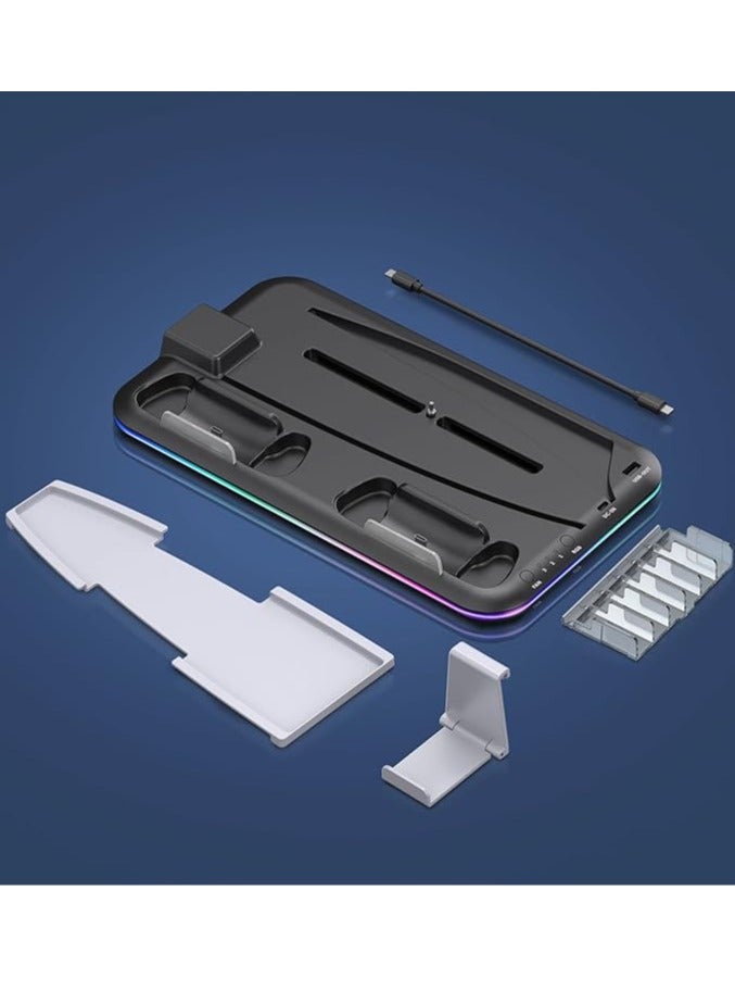 General RGB Cooling Stand with Cooling Fan and Dual Controller Charger Base for Play Station 5 accessories  - Image 4