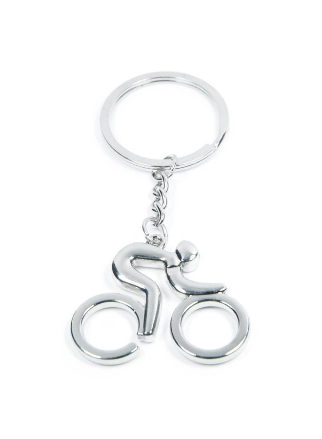Elechobby Cycling Lover's Keychain Vitality Bicycle Key Chain Upscale Lucky Key Ring Active Bike Key Chain Bicycle Race Souvenir (Riding Keychain A), Riding Keychain a, M - Image 1