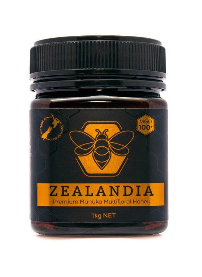 ZEALANDIA Premium Manuka Multifloral Honey Mgo100 1kg 