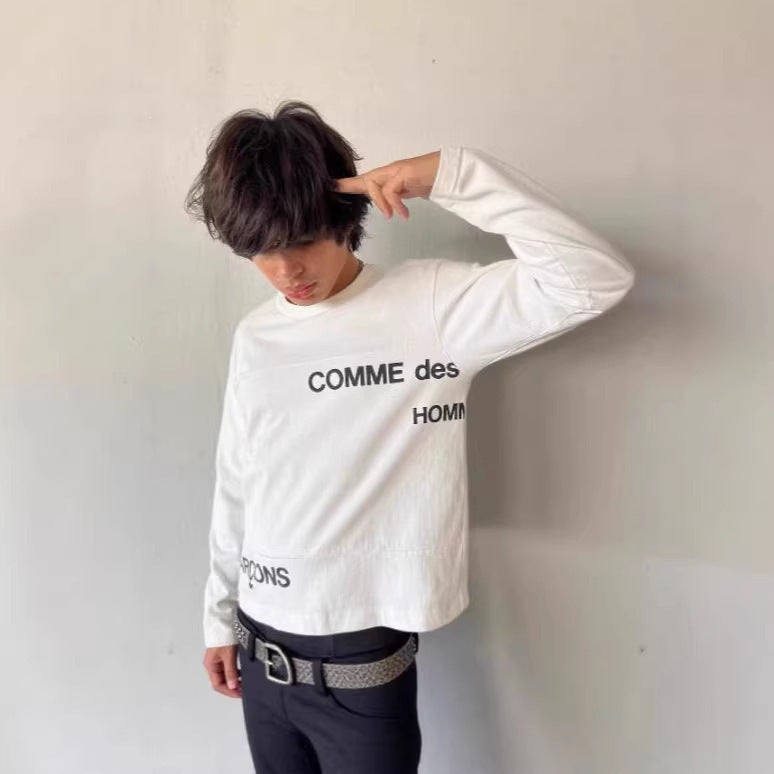 Men's Letter Print Long Sleeve T-Shirt - Image 3