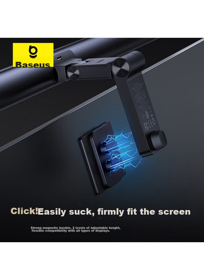 Baseus Screen Hanging Lamp, Magnetic Tallation-free Reading Lamp For Computer Monitors, Suitable For Office, Study, Dormitory, Gaming, Desktop And Laptop Computers