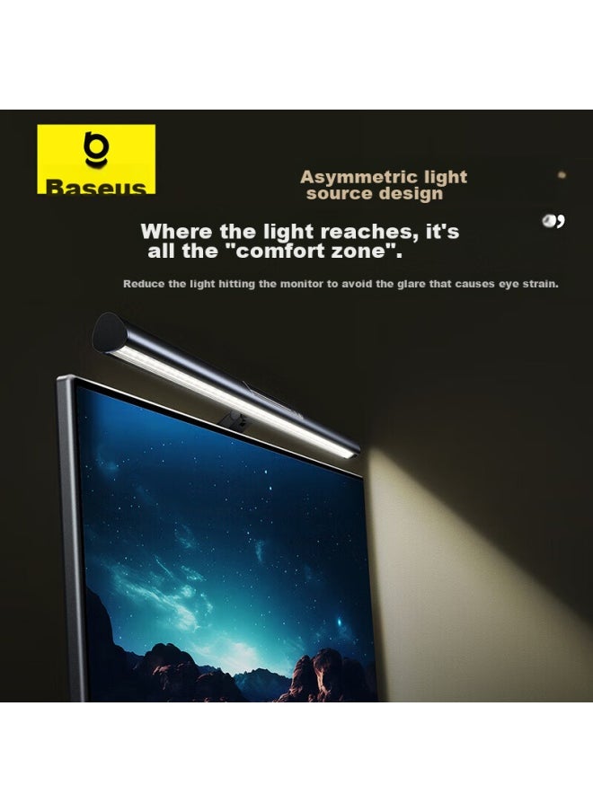 Baseus Screen Hanging Lamp, Magnetic Tallation-free Reading Lamp For Computer Monitors, Suitable For Office, Study, Dormitory, Gaming, Desktop And Laptop Computers