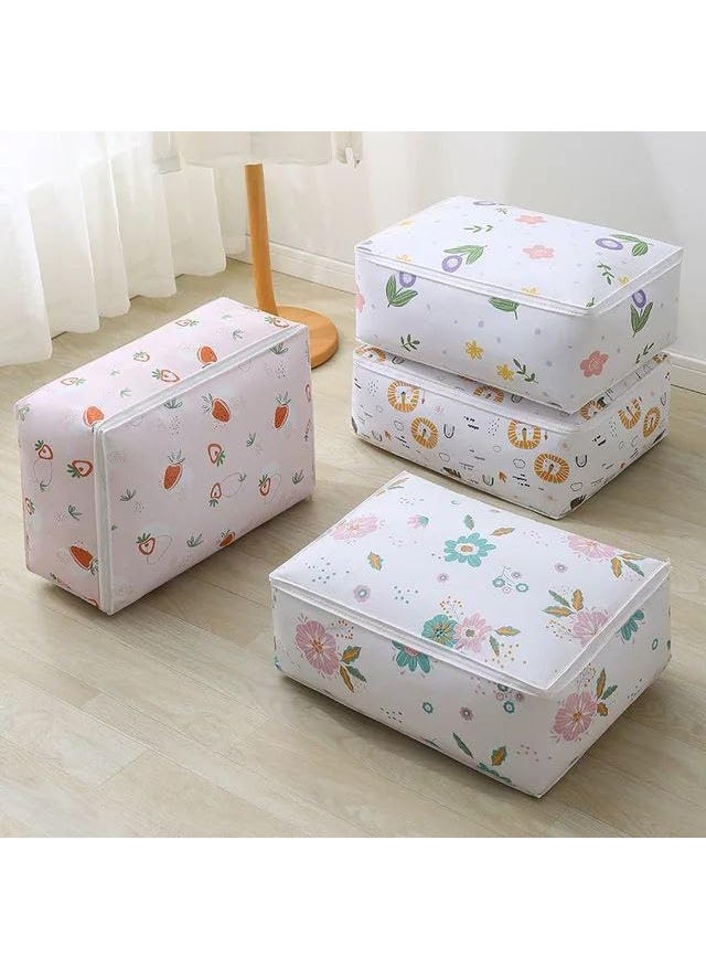 VINCENZO Storage Organizer Moisture Proof Mildew Proof Dust Proof Quilt Storage Bags for Storing Quilts Coats Jackets Home Use Pillows Blankets Underbed Storage Bag 58 40 22 CM 1  - Image 4