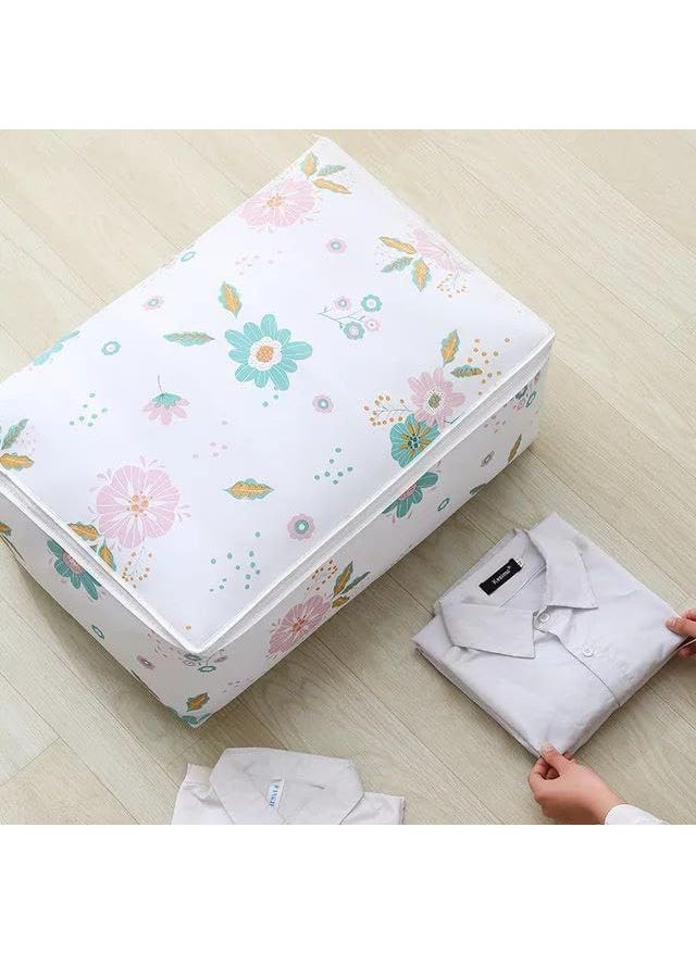 VINCENZO Storage Organizer Moisture Proof Mildew Proof Dust Proof Quilt Storage Bags for Storing Quilts Coats Jackets Home Use Pillows Blankets Underbed Storage Bag 58 40 22 CM 1  - Image 3
