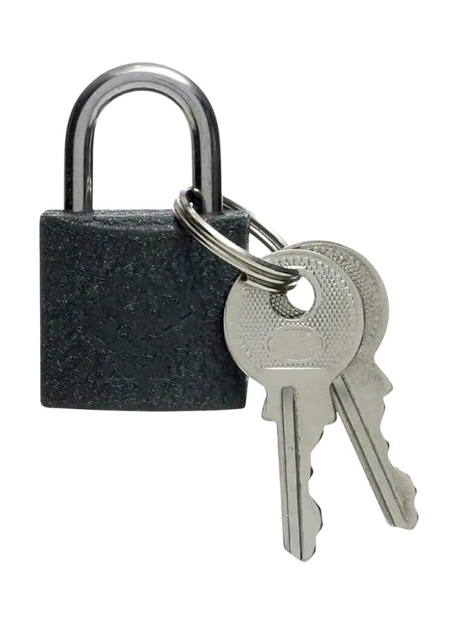 25mm Solid Iron Padlock – High Security & Reinforced Body with 2 Metal Keys