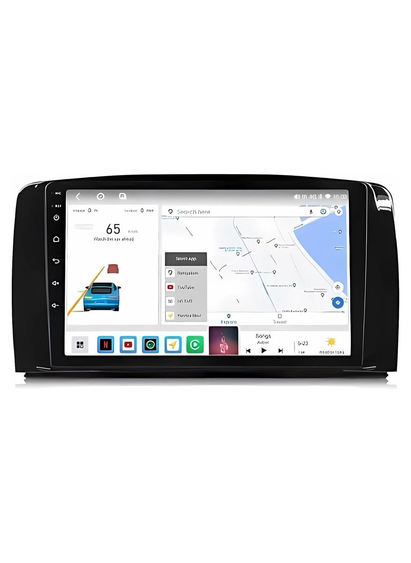 SHEZA STAR Android Car Stereo for Mercedes Benz R Class W251 R280 R300 R320 R35 2005-2017 1GB RAM 32GB ROM Mirror Link Wi-Fi BT Radio GPS Navigation 9 Inch IPS Touch Screen with AHD Camera Included  - Image 1