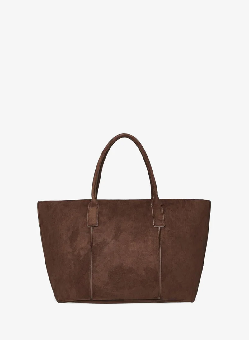 Steve Madden Blexa Chocolate And Gold Choc & Gld Women's Tote Bag
