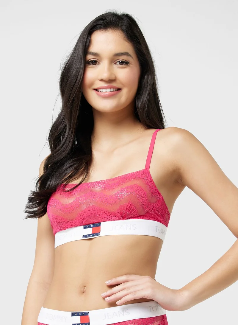 TOMMY JEANS Strappy Logo Band Bra