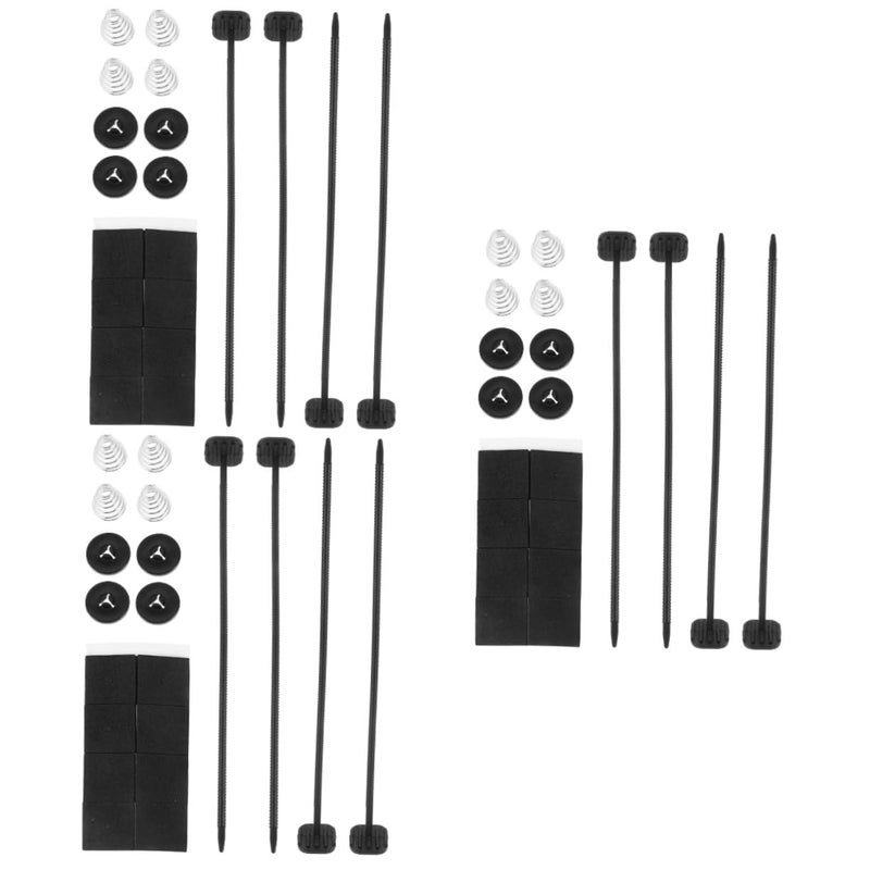 3 Sets High Temperature Resistant Electric Radiator Fan Mounting Kit Strong Airflow Support - Image 2