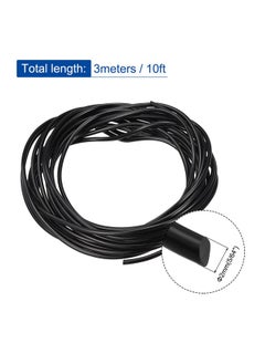 MECCANIXITY Solid Rubber Cord Tubing 10Ft 2Mm Dia Black Rubber Tube For Diy Craft Beading Necklaces Bracelet  - Image 3