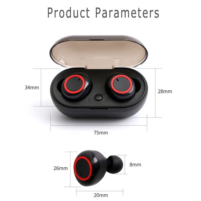 Wireless Earbuds Bluetooth 5.0 - Stable Fast Connection Low Power Consumption Touch Control Noise Reduction True Wireless Dual-Ear Design for Music Calls Daily Use - Image 5