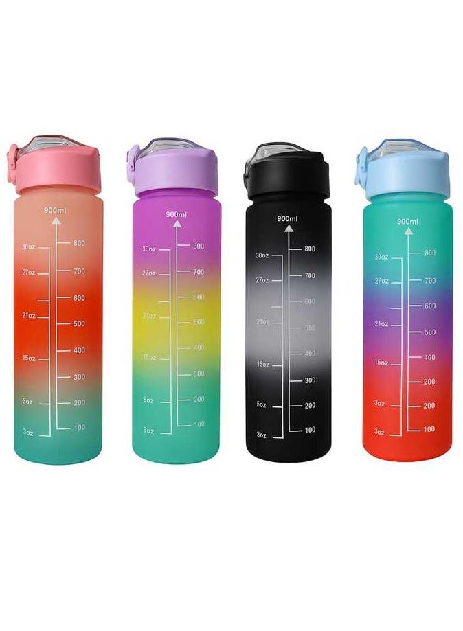 زجاجة مياه تحفيزية 900مل -الوان متعدده - Image 3